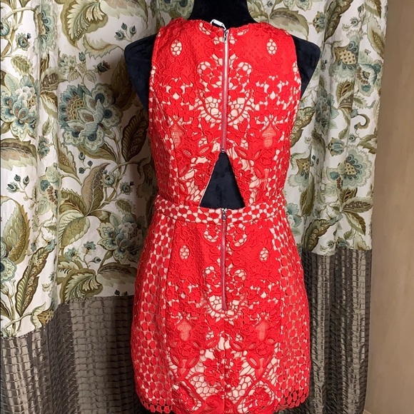 ENDLESS ROSE floral lace overlay dress - Picture 5 of 6